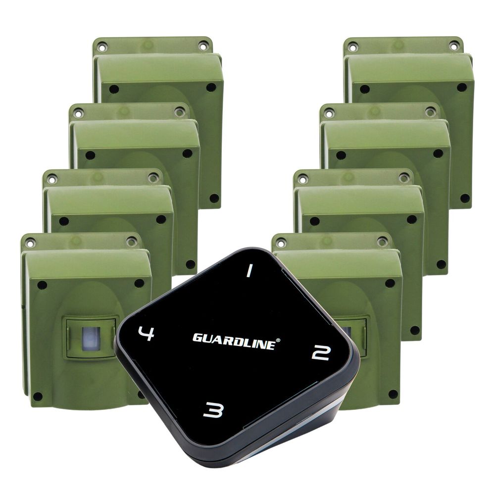  NineLeaf Outdoor Motion Detectors Alarm, Radar and PIR